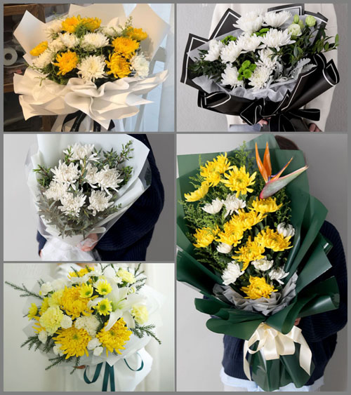 广东梅州市兴宁市宁新街道白事花束代送